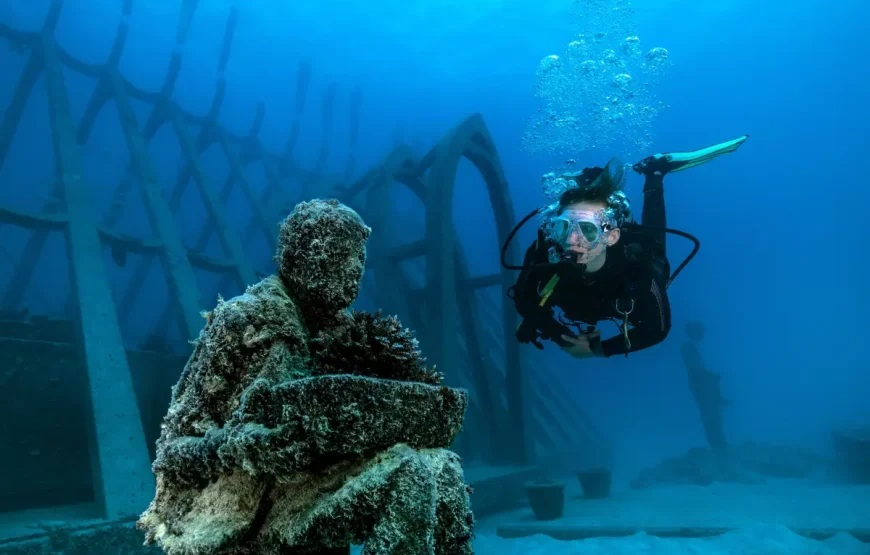 Scuba Diving under Water Museum