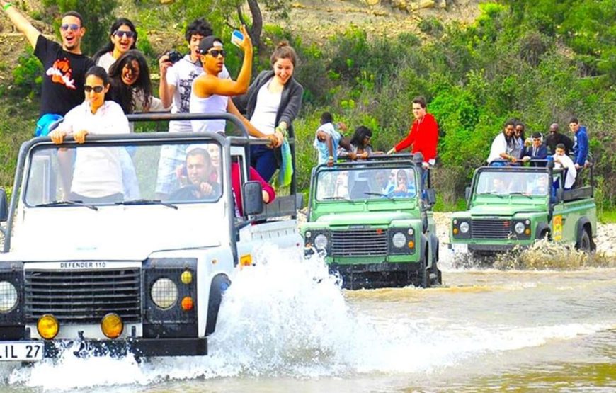 Alanya Jeep Safari with Dim River Lunch & Dim Cave
