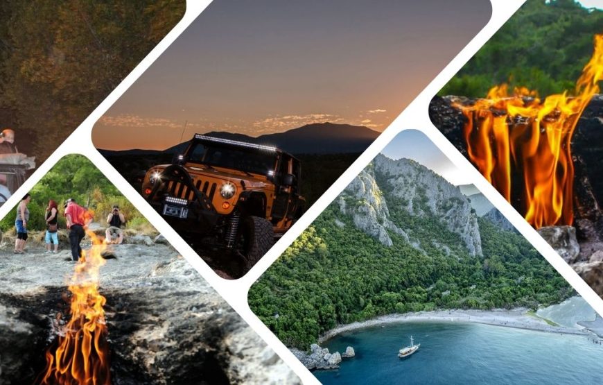 Kemer Olympos & Yanartas Sunset Jeep Tour with Dinner