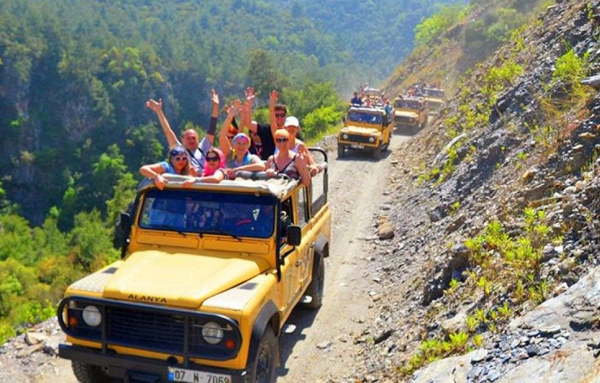 Alanya Jeep Safari with Dim River Lunch & Dim Cave
