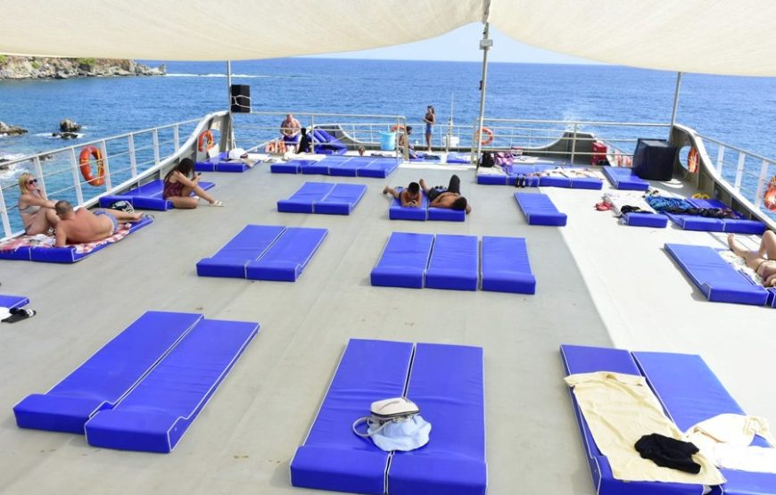 From Antalya To Kemer Mega Star Boat Trip w/Free Transfer